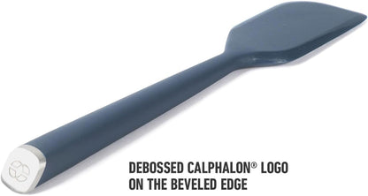 Calphalon Prime Scraper Set, 2-Piece Silicone Kitchen Scraper Set, Flexible Baking & Cooking Scrapers, Heat-Resistant Nonstick-Safe Tools with Ergonomic Handles, Navy