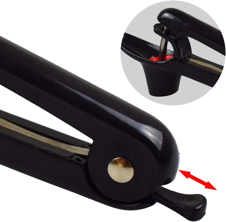 Cherry Pitter Tool, Cherry Stoner Olive Pitter Tool, Portable Kitchen Tool with Space-Saving Lock Design - Black