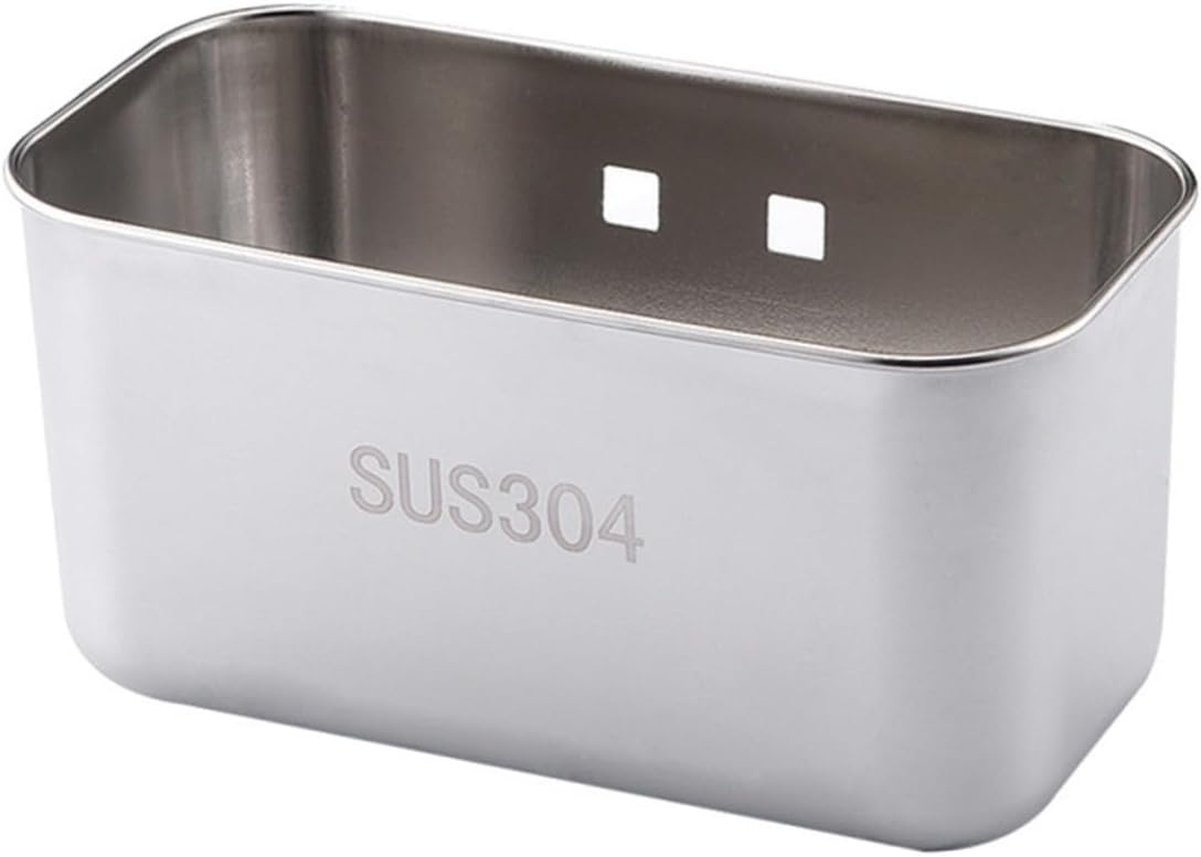 Stainless Steel Sink Drainer Basket Collapsible Dish Rack Suction Cup Silverware Drying Kitchen Storage Strainer
