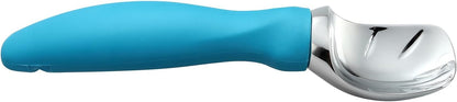 Spring Chef Heavy Duty Ice Cream Scoop with Comfortable Handle - Professional Ice Cream Scooper for Gelato, Sorbet, Cookie Dough, Melon, Frozen Yogurt - Dishwasher Safe Metal Kitchen Tool - Black