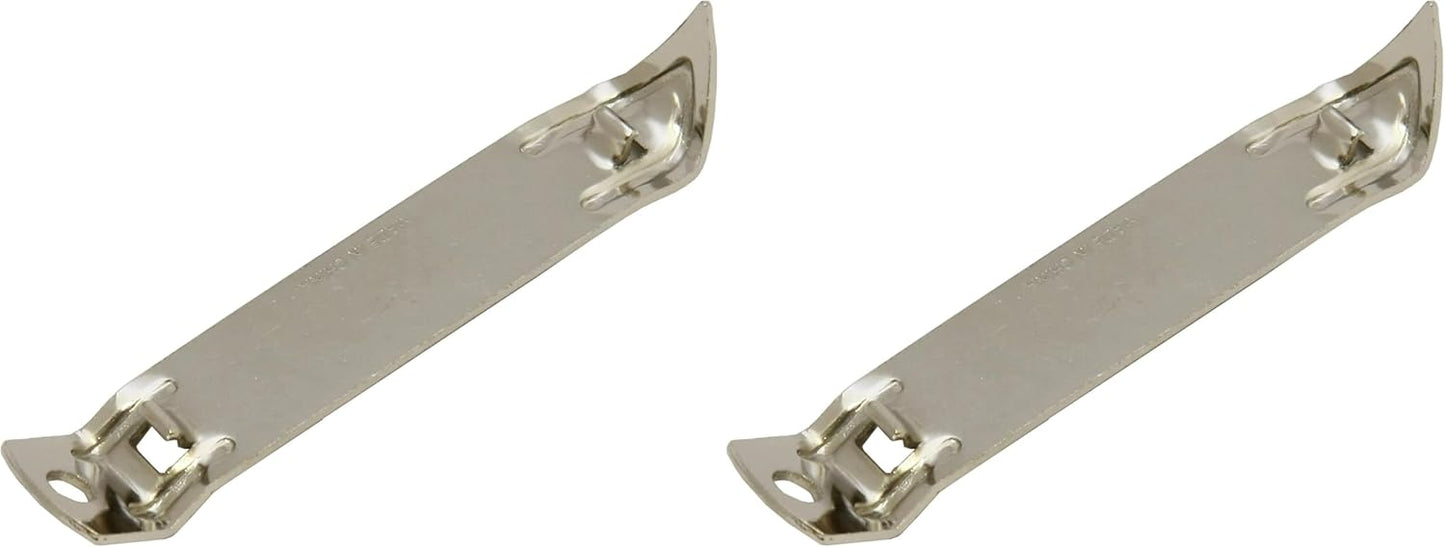 Chef Craft Select Durable Plated Iron Bottle Opener, 4.5 inches in length 2 piece set, Gray