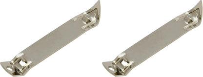 Chef Craft Select Durable Plated Iron Bottle Opener, 4.5 inches in length 2 piece set, Gray