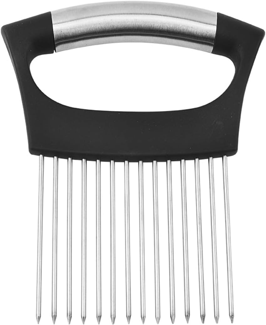 Extra-Large Onion Holder for Slicing, Large Tomato Cutter Slicer with 14 Long Needles, Onion Cutter Vegetable Chopper, Potato Slicing, Kitchen Dicer Tools
