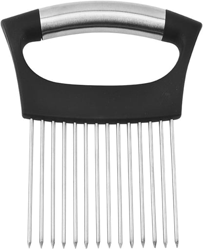 Extra-Large Onion Holder for Slicing, Large Tomato Cutter Slicer with 14 Long Needles, Onion Cutter Vegetable Chopper, Potato Slicing, Kitchen Dicer Tools