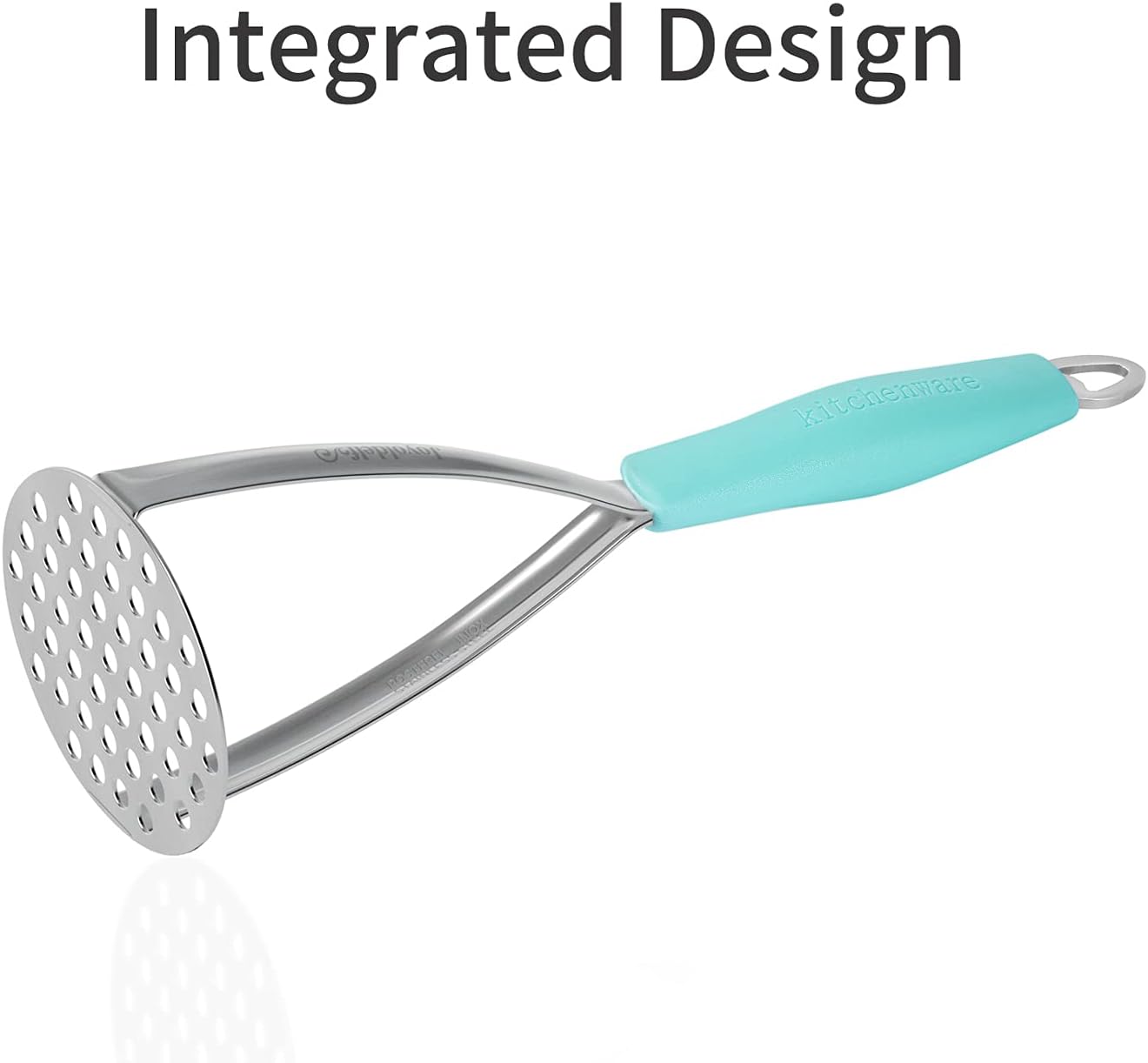 Joyoldelf Heavy Duty Stainless Steel Potato Masher with Potato Peelers, Masher Kitchen Tool & Food Masher/Potato Smasher with Silicone Handle, Perfect for Bean, Vegetable, Fruits, Avocado, Meat