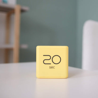 mooas Cube Timer (Mint), Flip Timer Productivity Timer, Time Management, Block Timer Kids Cube Timer Kitchen Timer Desk Timer for Studying Workout Classroom 1, 3, 5, 10 min Timer Setting