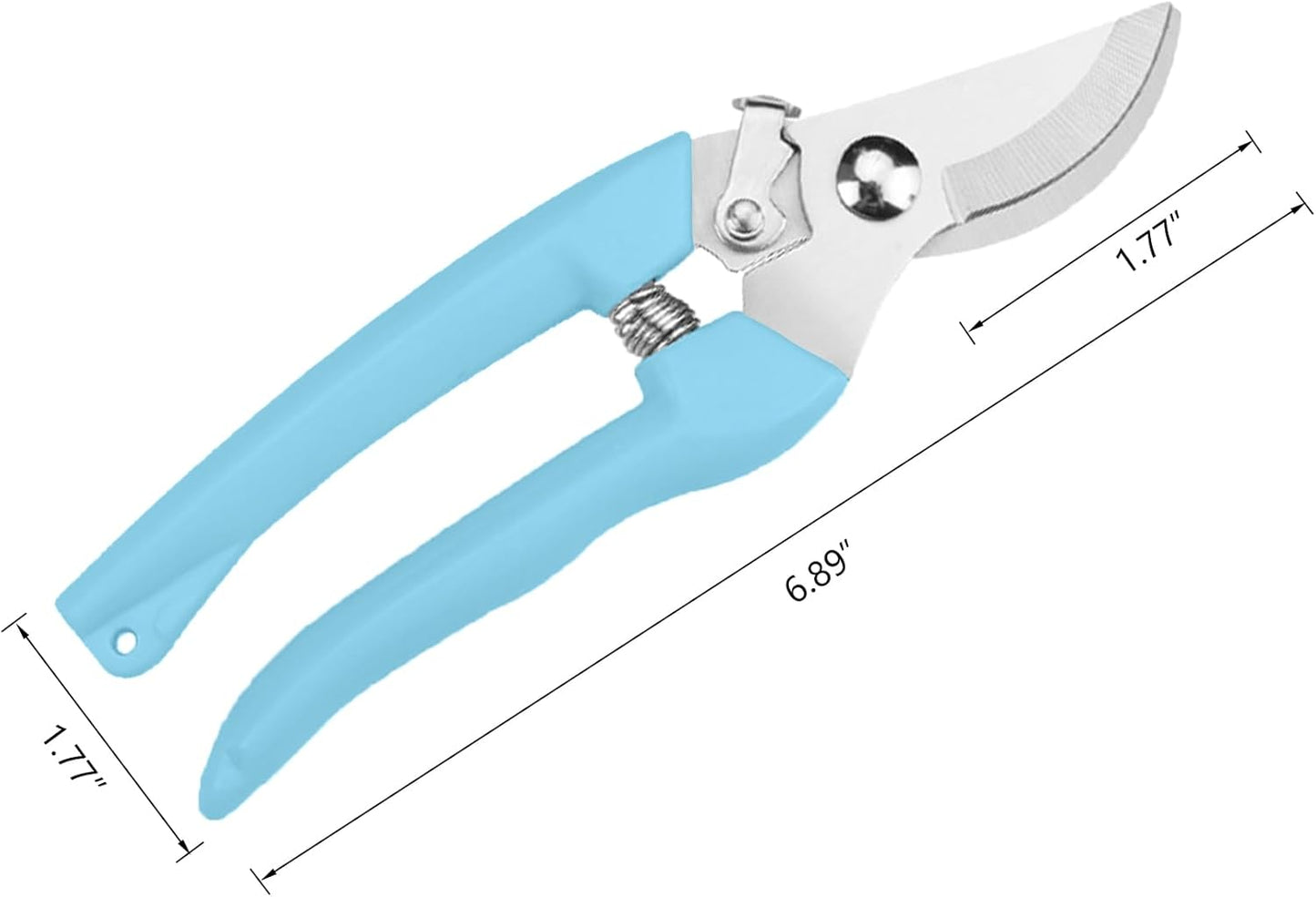 Garden Scissors for Plant, Tip Pruning Shears for Cutting Flowers, Trimming Plants, Bonsai and Fruits Picking (Bypass Blade Pruner)