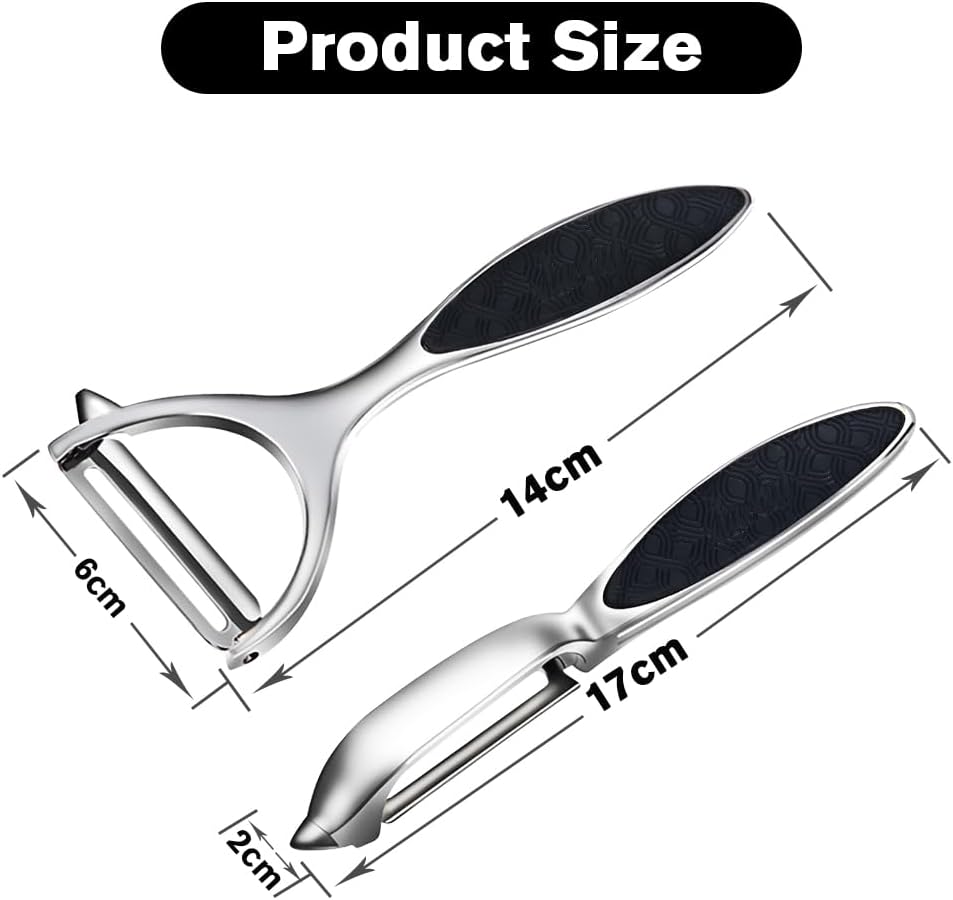 Vegetable peelers for Kitchen, Y shaped peeler for Vegetables, Fruits, Potatoes with Ergonomic Grip, 1 Pack