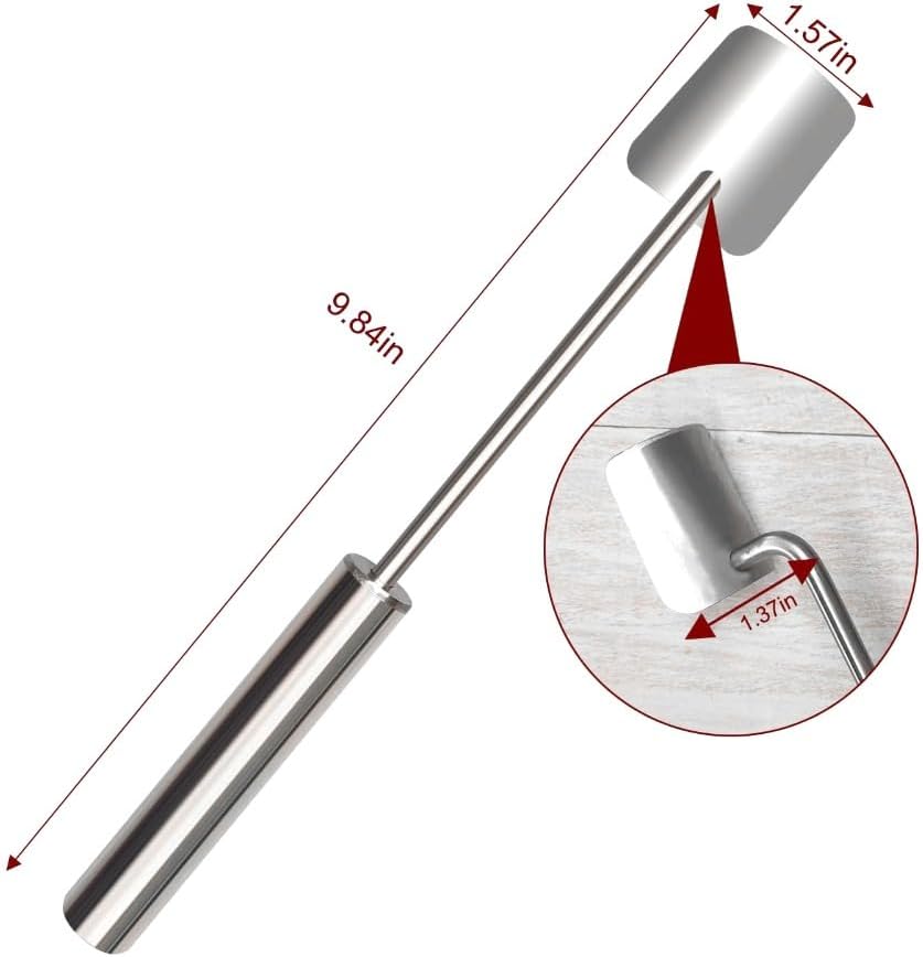 Stainless Steel Corn Stripper Tool – Long Handle Manual Kernel Peeler for Kitchen Use, Push-Down Design with Finger Protection, Dishwasher Safe