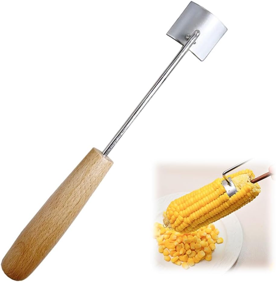 Easy Clean Corn Cob Peeler, 2025 New Corn Peeler for Corn on the Cob Stripper Tool, Corn Cutter Remover Tool Kitchen Gadgets (1 Pcs)