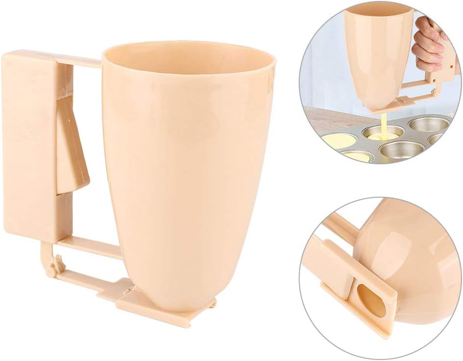 Pancake Batter Dispenser, Batter Dispenser with Squeeze Handle, ABS Pancake Dispenser for Batter Kitchen Must-Have Tool for Perfect Pancakes, Cupcake, Waffle, Muffin Mix