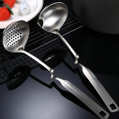 Unomor Stainless Steel Oil Filter Spoon Long Handle Grease Separator Cooking Oil Strainer Soup Ladle Kitchen Gadget