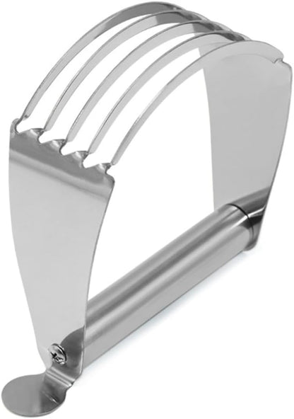 PRETYZOOM Chef Dough Pastry Cutter Heavy Duty Blades Portable Home Flour Mixer for Baking Stainless Steel Dough Blender for Pastry and Butter Cutting