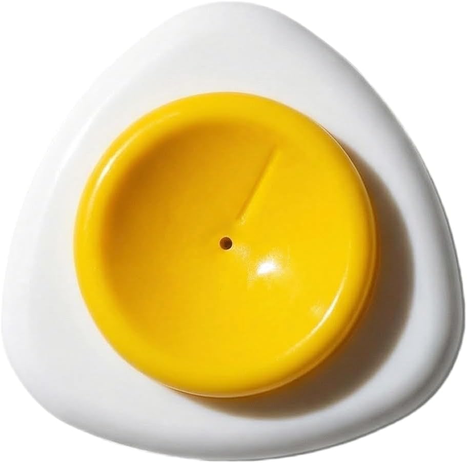 Egg Piercer for Raw Eggs, Stainless Steel Egg Poker with Retractable Sharp Pin, Easy Eggshell Peeler Tool for Perfect Hard Boiled Eggs, Black Kitchen Gadget