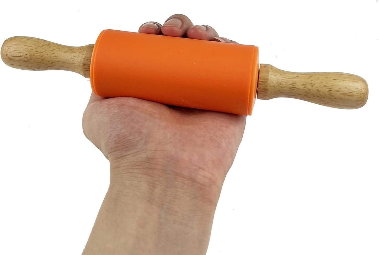 6 Pack Mini Small Rolling Pin for Kids, Kids Rolling Pin Wooden Handle (9 Inch)