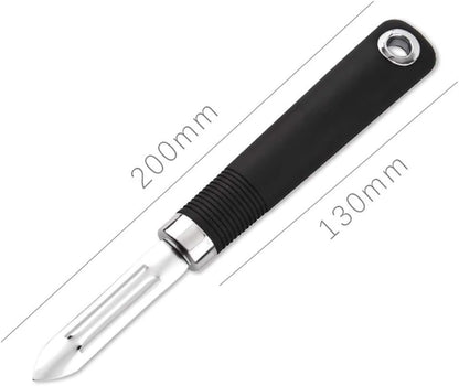 Multifunctional Stainless Steel Peeler Non Swivel Fruit Vegetable Peeler Utility Kitchen Tool