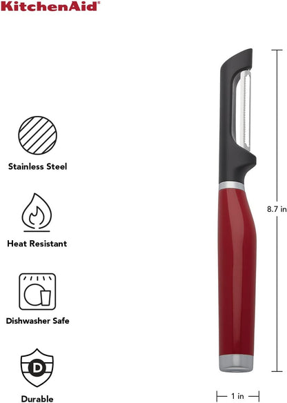 KitchenAid Classic Euro Peeler, 8.6 inches, Black