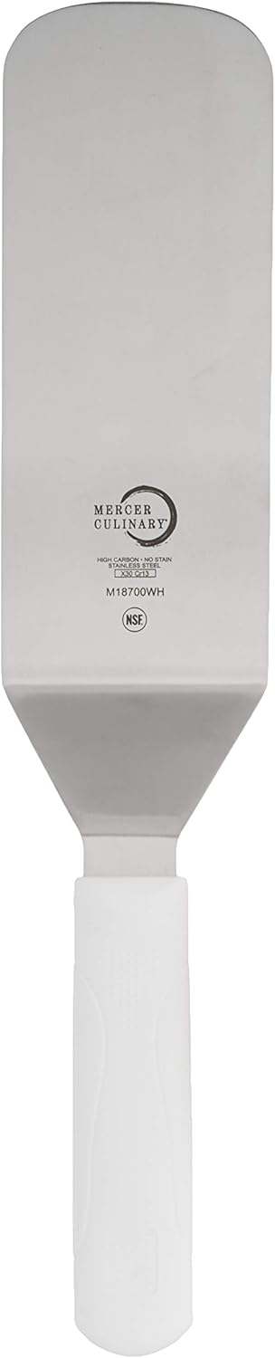 Mercer Culinary Millennia Bench Scraper, 5 7/8 Inch X 3 1/2 Inch Blade, Black Handle