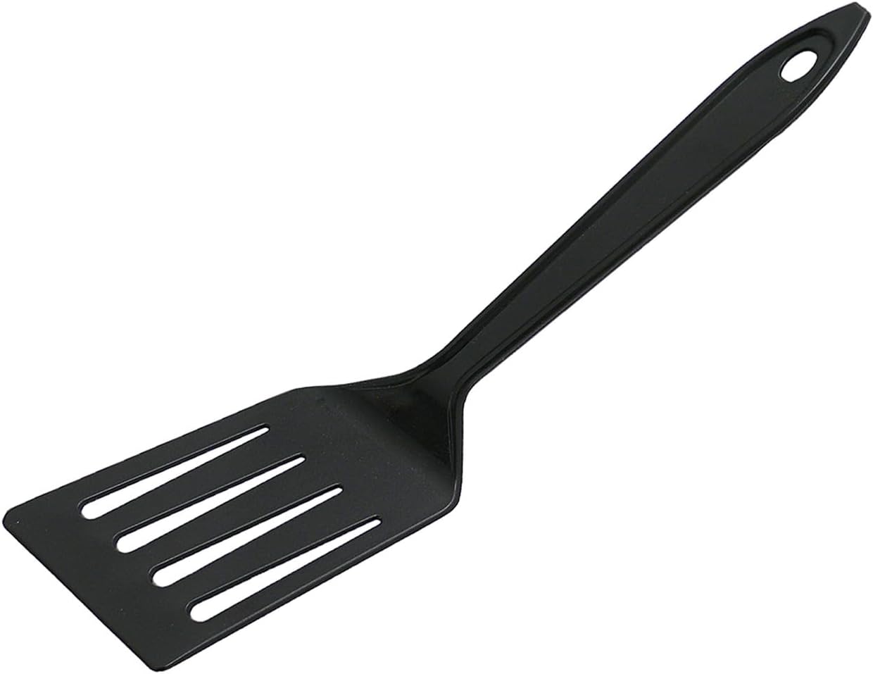 Hutzler 11-inch LOPOL Reinforced Nylon Slotted Spatula Turner, Set of 2 (Green)