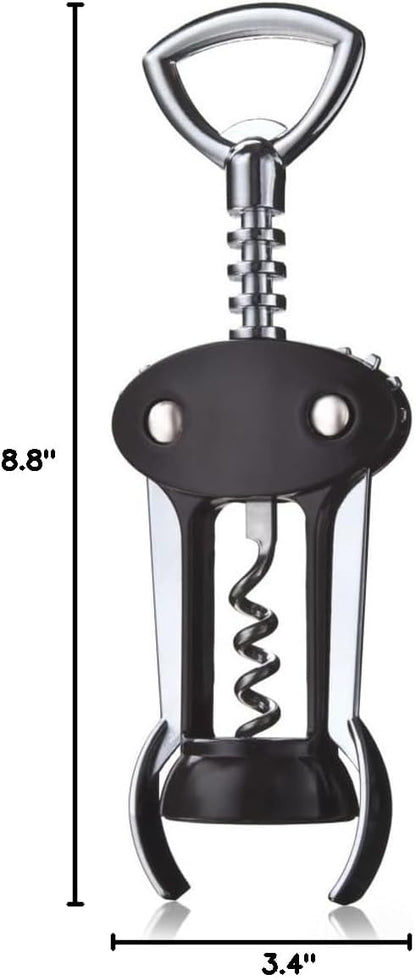 Vacu Vin 68425606 Winged Corkscrew Gift Pack, Stainless Steel