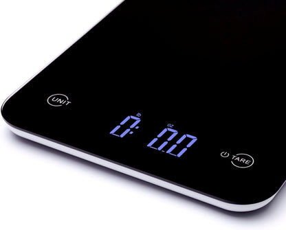 Ozeri Touch Professional Digital Kitchen Scale (12 lbs Edition), Tempered Glass in Elegant Black