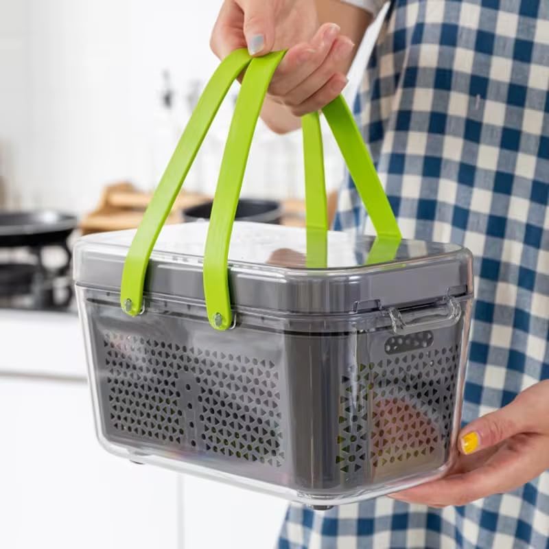 22-in-1 Vegetable Chopper with Container, Food Dicer Cutter, Mandoline Slicer & Cheese Grater, BPA-Free Kitchen Gadget for Onion, Potato, Cucumber & Veggies