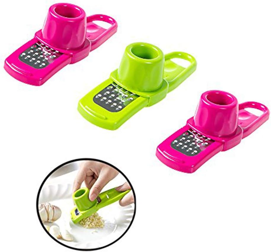 Ximimark 3 Pcs Mini Ginger Garlic Grinding Planer Slicer Multi Functional Cutter Tool