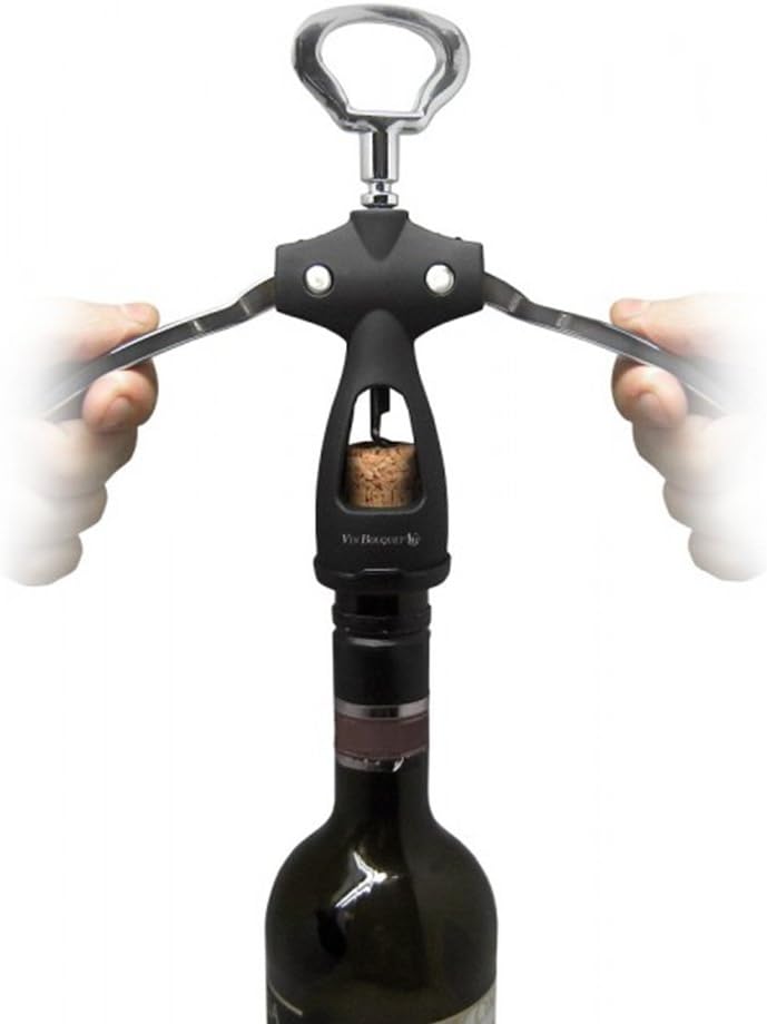 Vin Bouquet FID 016 Wings Corkscrew. Stainless Steel Wings corkcrew with Rubber Finishing
