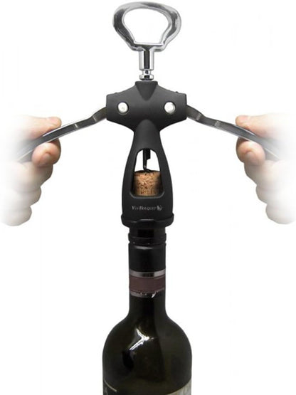 Vin Bouquet FID 016 Wings Corkscrew. Stainless Steel Wings corkcrew with Rubber Finishing