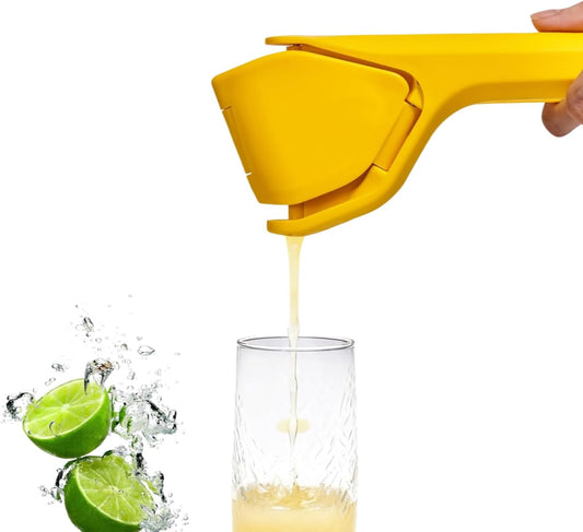 Lemon Squeezer, Effortless Manual Flat Lime Juicer Squeezer, Hand Citrus Press,Space-Saving Design for Saving Space Storage,handheld lemon sjuicer for Lime, Orange & Citrus Fruits