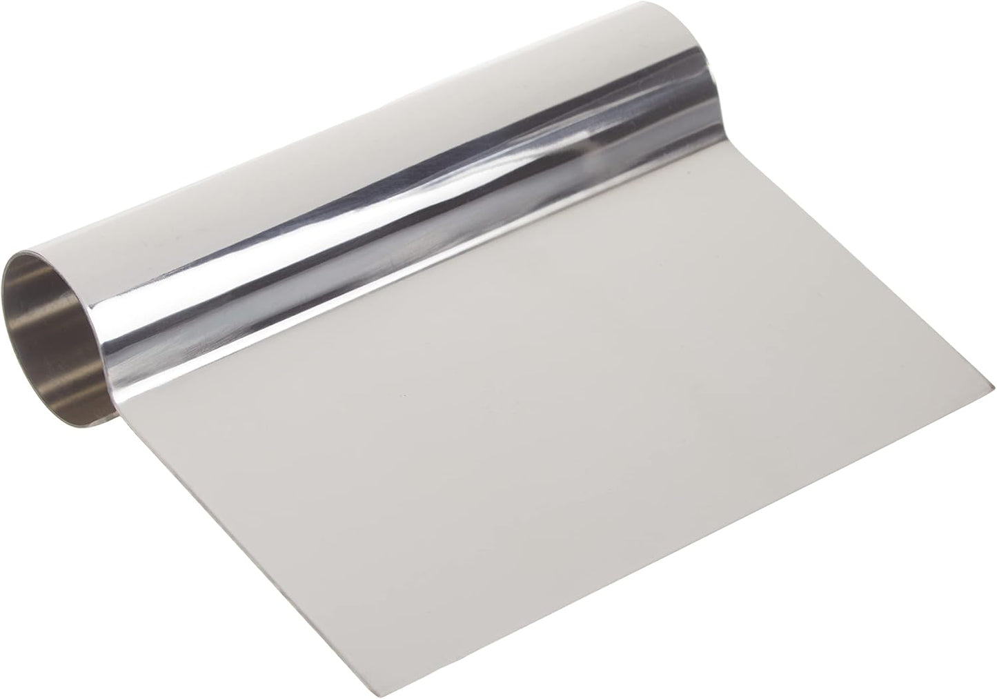 Winco Stainless Steel Dough Scraper with Wood Handle
