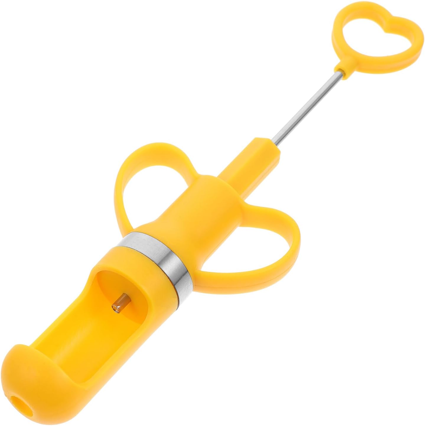 NUOBESTY Portable Cherry Core Remover Tool Lightweight Fruit Pitter for Effortless Seed Removal Household Red Date Corer Quick-release Kitchen Gadget in Lemon Yellow