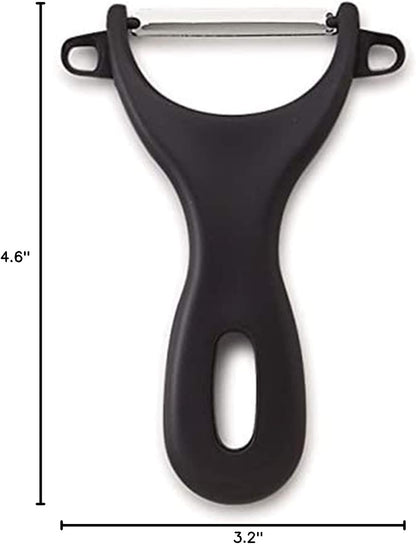 Suncraft Aizuma Senka AL-257 Peeler, Julienne Grater, Made in Japan, Black