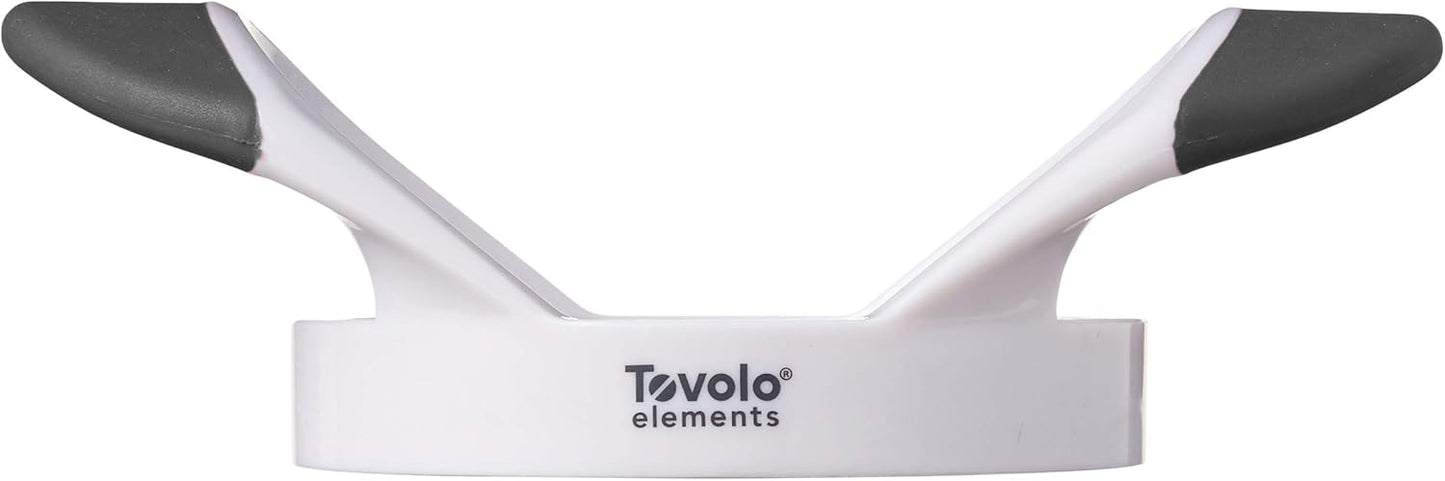 Tovolo Apple Slicer Corer Cutter Wedger Divider Ultra Sharp Stainless Steel Blades & Ergonomic Rubber Grip Handle One Red