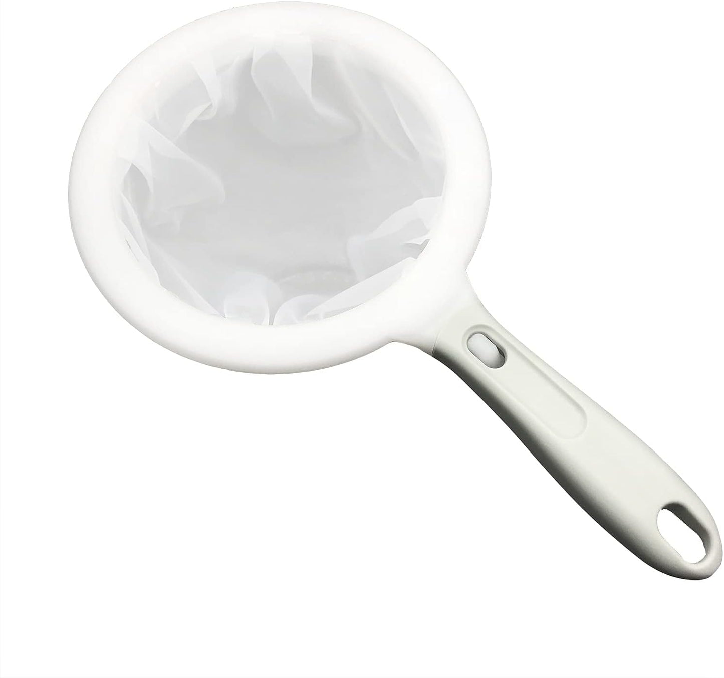 8.4in 80 Mesh Big Nylon Mesh Filter Ultra-Fine Sieve Sediments Strainer PP Frame for Straining Juice,Honey,Tea