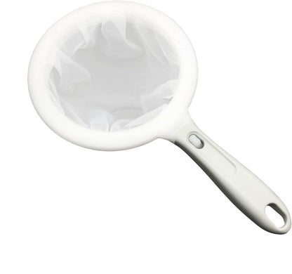8.4in 80 Mesh Big Nylon Mesh Filter Ultra-Fine Sieve Sediments Strainer PP Frame for Straining Juice,Honey,Tea