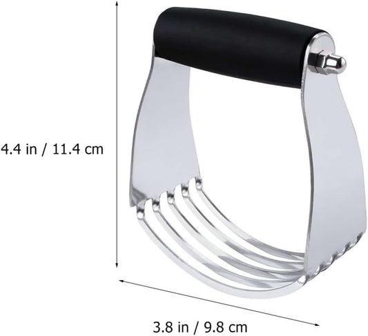 Artibetter Stainless Steel Dough Blender Pastry Cutter Heavy Duty Baking Tool with Sharp Blades for Smooth Dough Mixing and Butter Cutting, Professional Handheld Utensil for Home Bakers