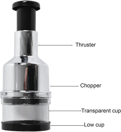 Chopper, Hand Food Chopper,Manual Hand Vegetable Dicer Onion Chopper Vegetable Slicer Garlic Mincer Handheld Food Chopper Versatile Food Dicer for Veggies