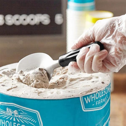 3.75 OZ Ice Cream Cookie Portion Scoop |#10 Portion Disher Scooper with Stainless Steel Trigger Release Handle for Gelato,Cupcake Batter,Cookie Dough