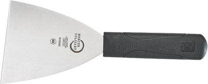 Mercer Culinary Millennia Bench Scraper, 5 7/8 Inch X 3 1/2 Inch Blade, Black Handle