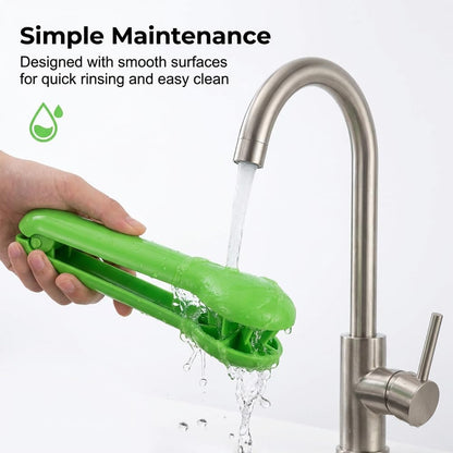 Grape Cutter Tool, Fruit Slicer Cuts Cherry Tomatoes & Strawberries into 4 Pieces, Fruit Quarter Tool for Salad, Cake Decoration, Kitchen Gadgets (green)