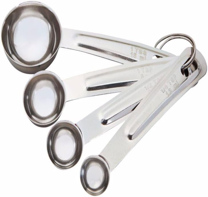 GoodCook 19875 4 Piece Stainless Steel Measuring Spoon Set