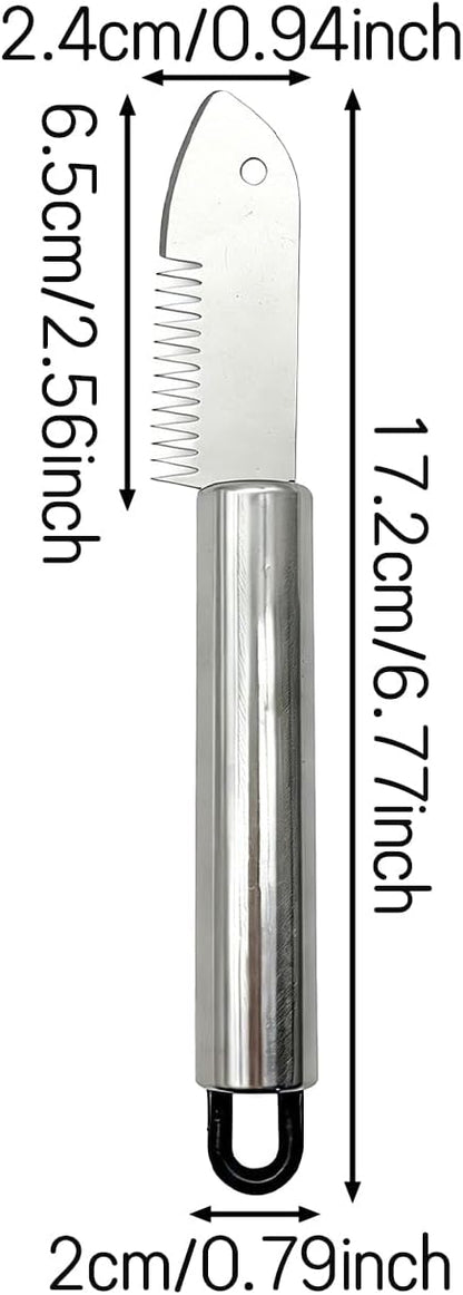 2-Piece Stainless Steel Multi-Purpose Julienne Peeler, Green Onion Shredder, Herb Cutter - Quick Shredding for Kitchen Dining - Vegetable Slicer, Cooking Tools, Easy to Use