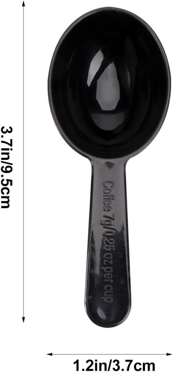 Luxshiny Coffee Bean Measuring Spoons Set 5-Pack 0.25 Oz 7 Gram Plastic Mini Measuring Tablespoons for Coffee Tea Sugar Milk Powder Kitchen Cooking Tool