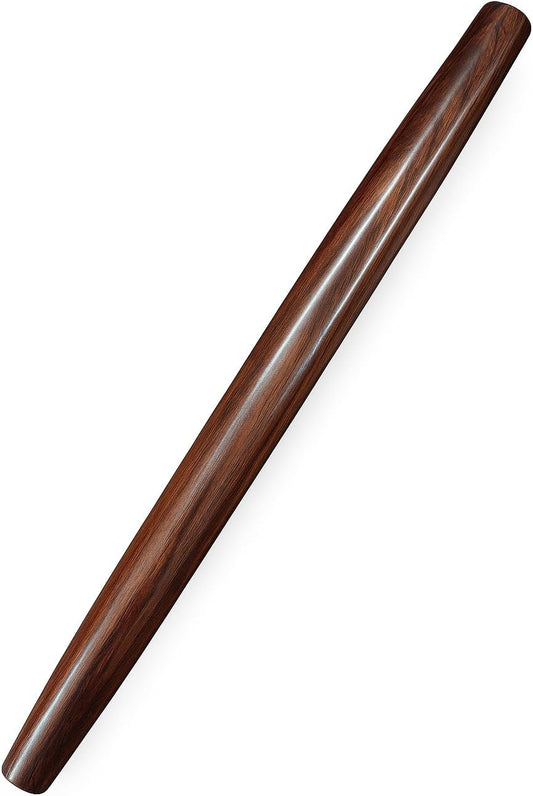 French Rolling Pin (18 Inch) – Wooden rolling pins for baking, Pizza, Pie Crust & Pastry. Cookie Roller – Handmade Tapered Dough Roller - Smooth, Durable & Elegant baking equipment
