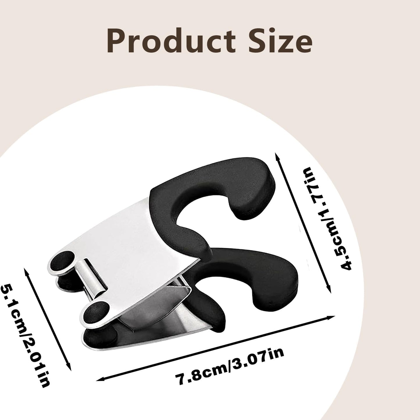 Pot Spoon Holder Pot Clip Holder Anti Scald Silicone Grip for Spoon Spatula Fork Cooking Utensils Spoon Rest Kitchen Accessories Tools 4 pieces (Black)