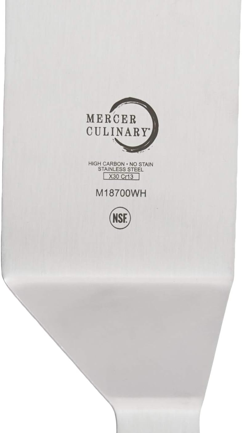Mercer Culinary Millennia Bench Scraper, 5 7/8 Inch X 3 1/2 Inch Blade, Black Handle