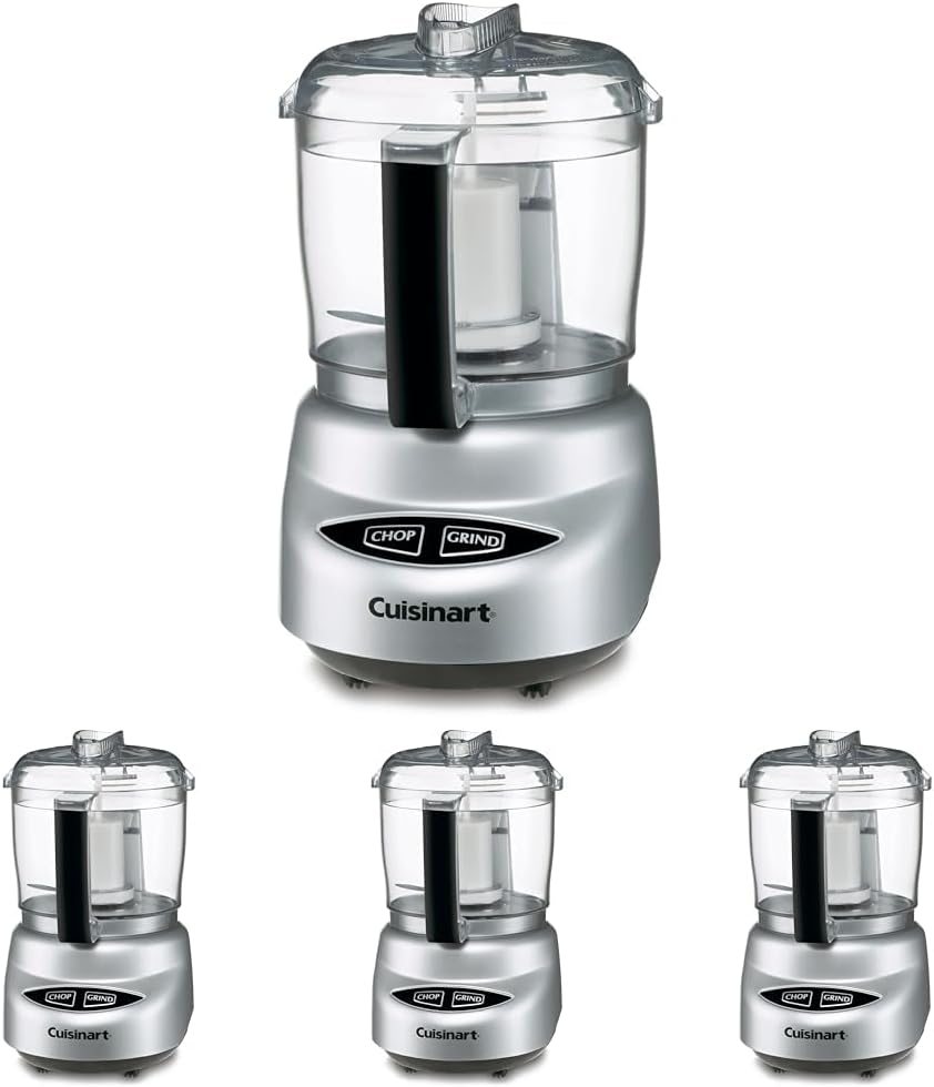Cuisinart Mini Prep Plus Food Processor, 4 Cup, Brushed Stainless (Shiny)