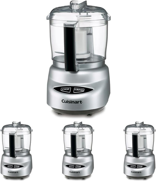 Cuisinart Mini Prep Plus Food Processor, 4 Cup, Brushed Stainless (Shiny)