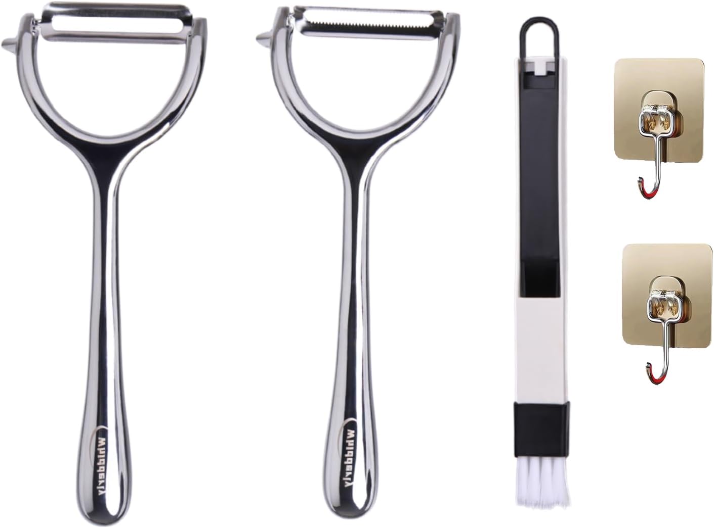 Multifunction 2-in-1 Julienne Peeler Vegetable Peeler, Potato Peelers, Peelers for Kitchen Y Peeler for Carrot Potato Melon Kiwi, Kitchen Cooking Tools (dual-purpose)